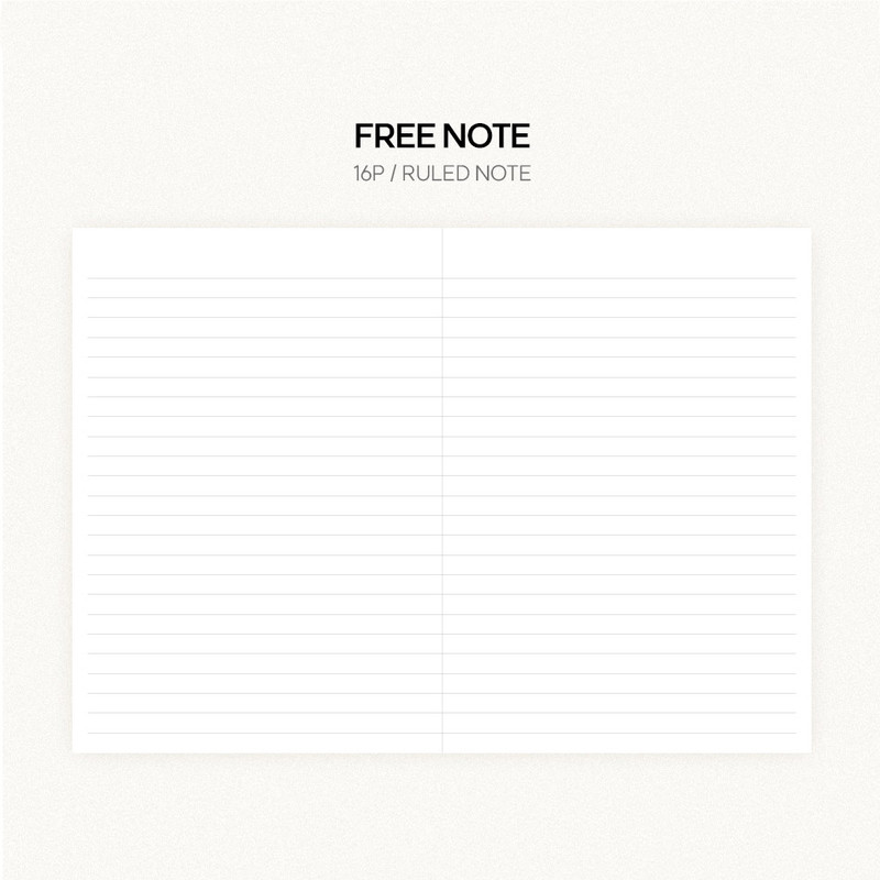 Lined - Be On D 2026 Matte Book Dated Daily Journal Diary