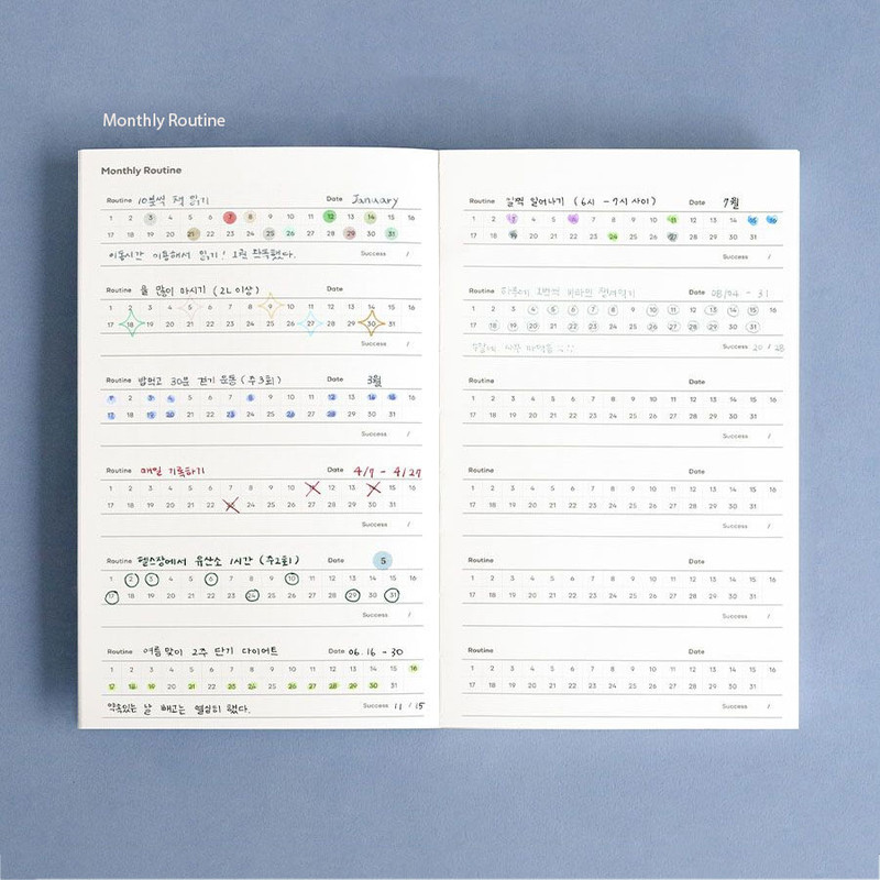 Monthly Routine - Iconic 2026 Solitude Dated Weekly Planner Diary Monthly Routine - Iconic 2026 Solitude Dated Weekly Planner Diary