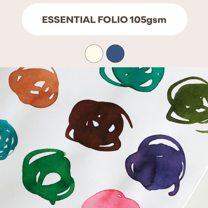 Essential Folio 105gsm - Iconic 2026 Solitude Dated Weekly Planner Diary Essential Folio 105gsm - Iconic 2026 Solitude Dated Weekly Planner Diary