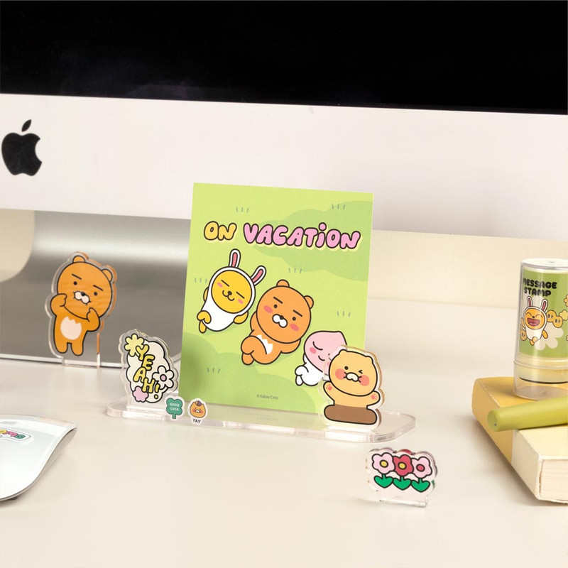 Kakao Friends 2025 Say Cheese Acrylic Desk Calendar