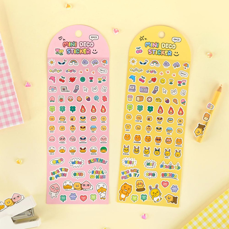 Kakao Friends Say Cheese Mini Paper Sticker Pack Kakao Friends Say Cheese Mini Paper Sticker Pack