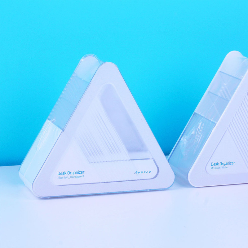 Usage example of Appree Clear Mountain Desk Organizer Usage example of Appree Clear Mountain Desk Organizer