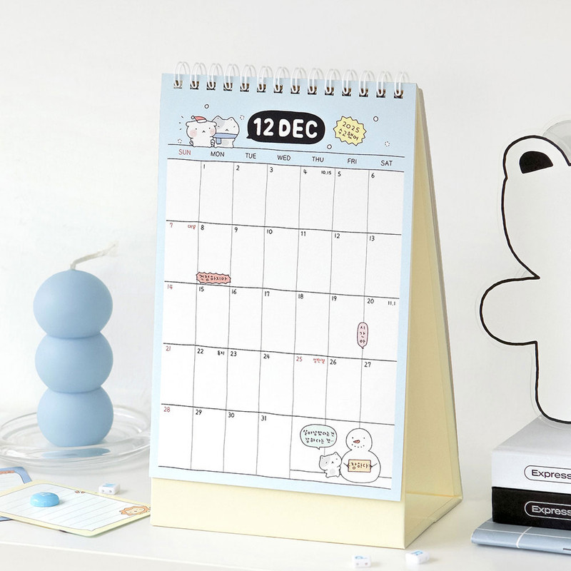 Usage example of Iconic 2025 Blah Blah Monthly Checklist Desk Calendar Usage example of Iconic 2025 Blah Blah Monthly Checklist Desk Calendar