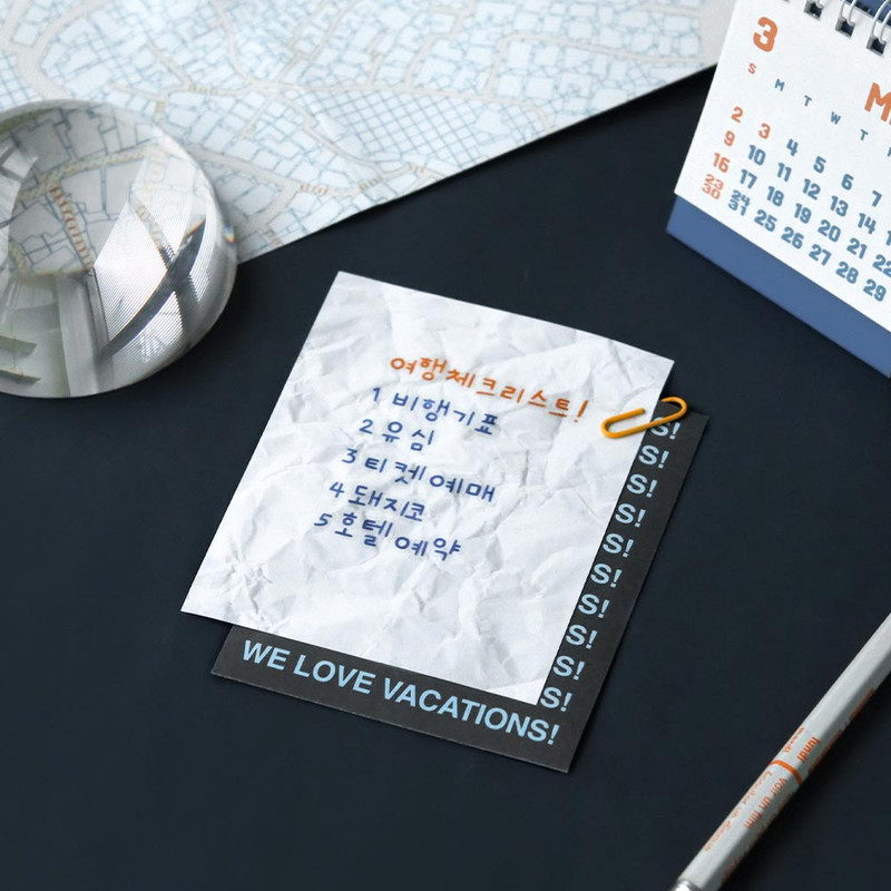 Usage example of Iconic Doodle Kiss Cut Hangeul Sticker Tape Roll Usage example of Iconic Doodle Kiss Cut Hangeul Sticker Tape Roll