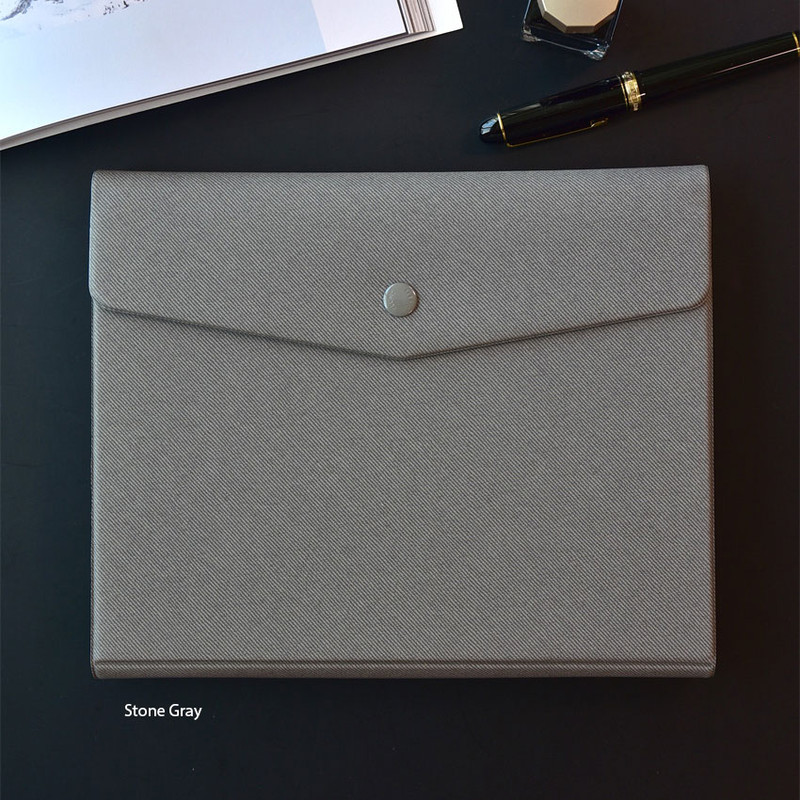 Stone gray - Plepic Gentle Agenda A5 6 Ring Binder Cover Stone gray - Plepic Gentle Agenda A5 6 Ring Binder Cover