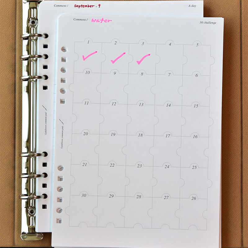 Size - Plepic Up & Down Comment Standard A5 Paper Refill Set