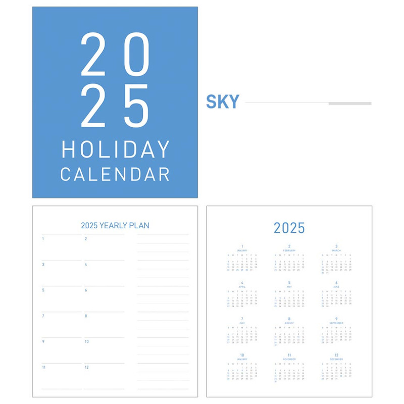 Sky - Indocyder 2025 Holiday Desk Calendar