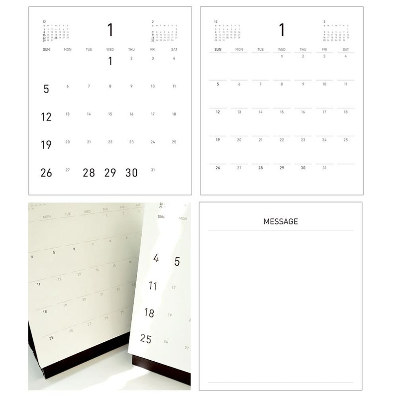 Black - Indocyder 2025 Holiday Desk Calendar