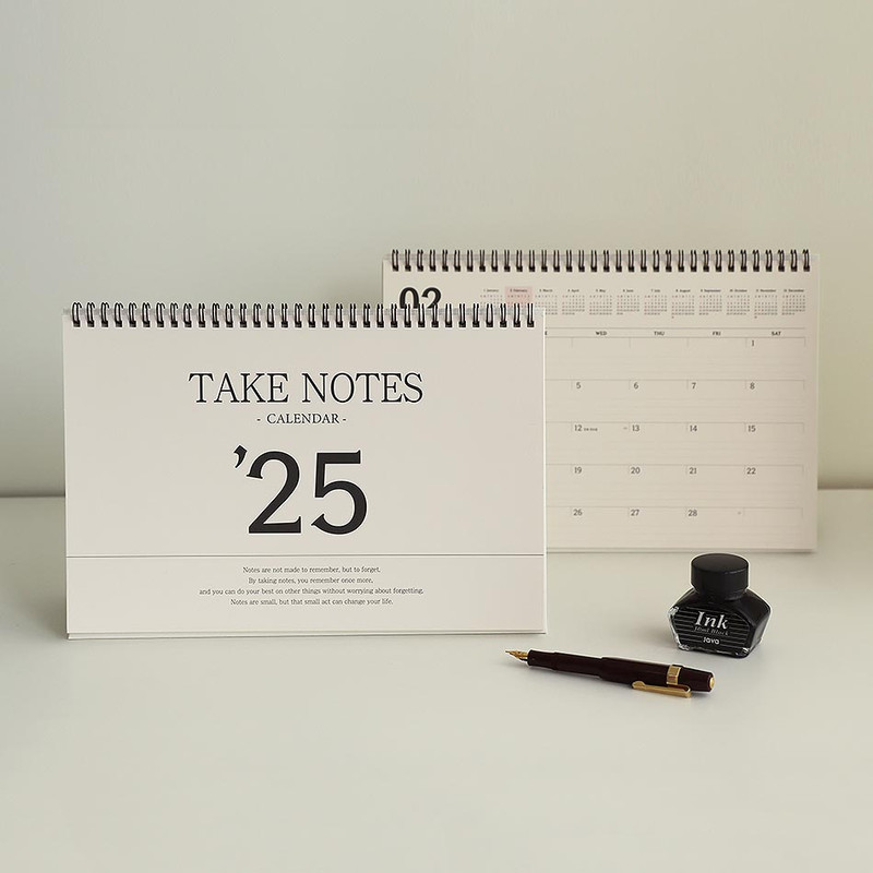AMAKE 2025 Take Notes Desk Calendar
