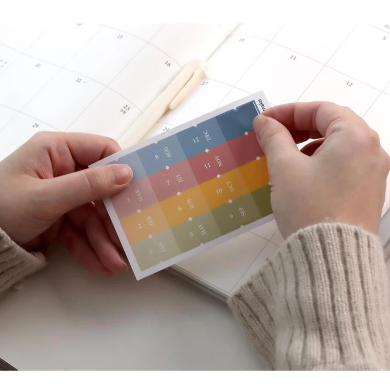 Index sticker - AMAKE 2025 Rewind The Day A4 Dated Monthly Planner