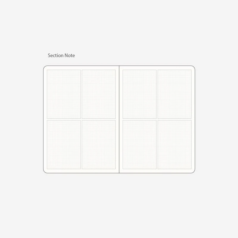 Section Note - AMAKE 2025 Rewind The Day A4 Dated Monthly Planner