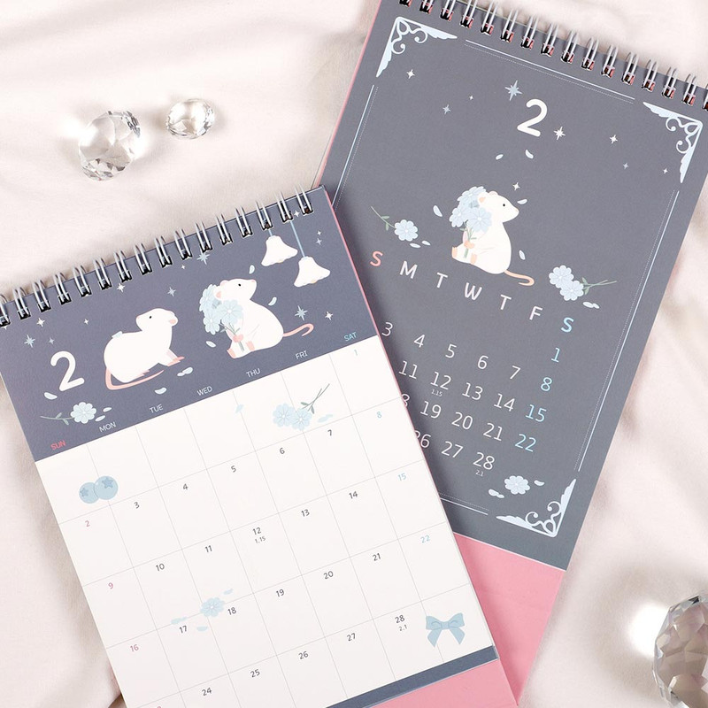 PLEPLE 2025 Chou Chou Desk Calendar PLEPLE 2025 Chou Chou Desk Calendar