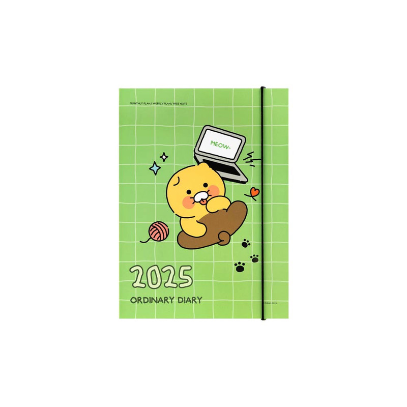 Kakao Friends 2025 Choonsik A5 Ordinary 6 ring Dated Weekly Planner Kakao Friends 2025 Choonsik A5 Ordinary 6 ring Dated Weekly Planner