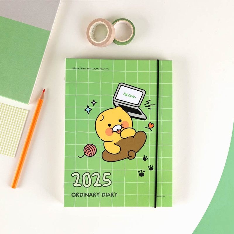 Usage example of Kakao Friends 2025 Choonsik A5 Ordinary 6 ring Dated Weekly Planner Usage example of Kakao Friends 2025 Choonsik A5 Ordinary 6 ring Dated Weekly Planner