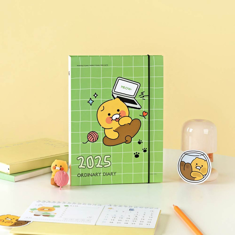 Kakao Friends 2025 Choonsik A5 Ordinary 6 ring Dated Weekly Planner Kakao Friends 2025 Choonsik A5 Ordinary 6 ring Dated Weekly Planner