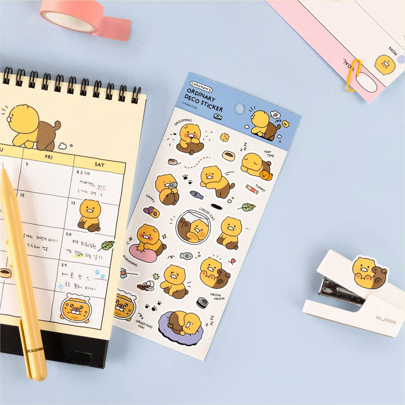 Usage example of Kakao Friends Choonsik Ordinary Paper Sticker Usage example of Kakao Friends Choonsik Ordinary Paper Sticker
