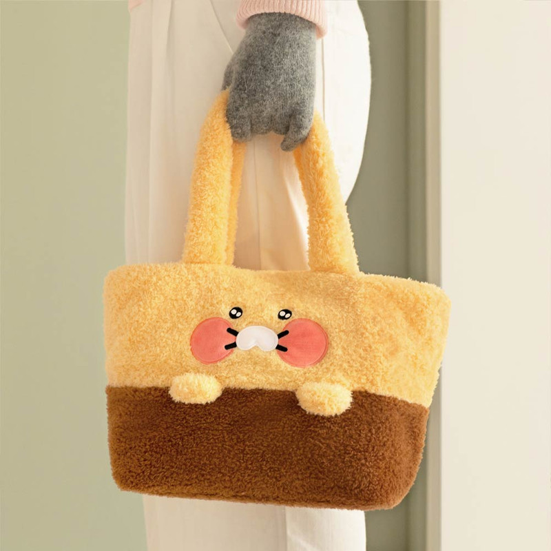 Usage example of Kakao Friends Choonsik Boucle Tote Bag