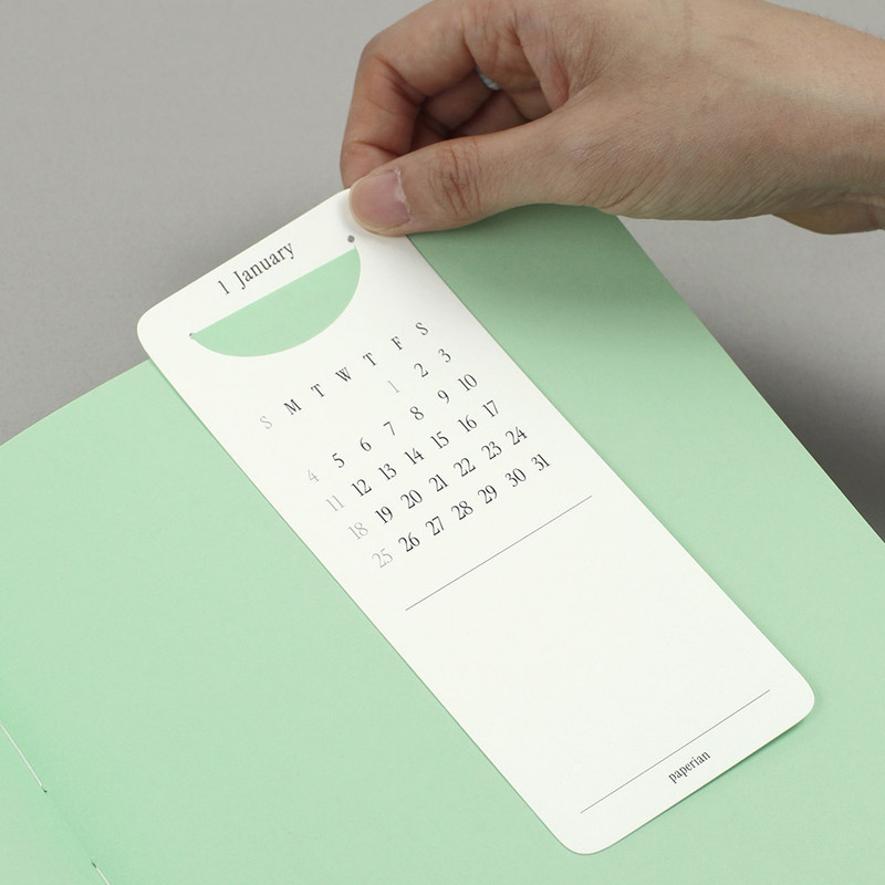 Easy Clip Attachment - Paperian 2026 Now Hear Bookmark Calendar Sheets