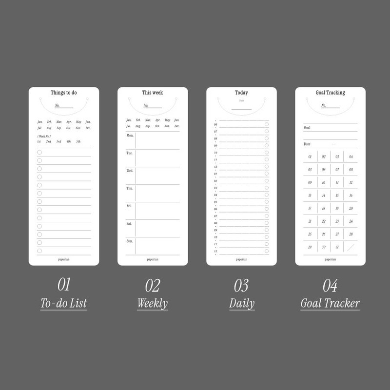 Option - Paperian Now Hear Bookmark Planner Notepad Option - Paperian Now Hear Bookmark Planner Notepad