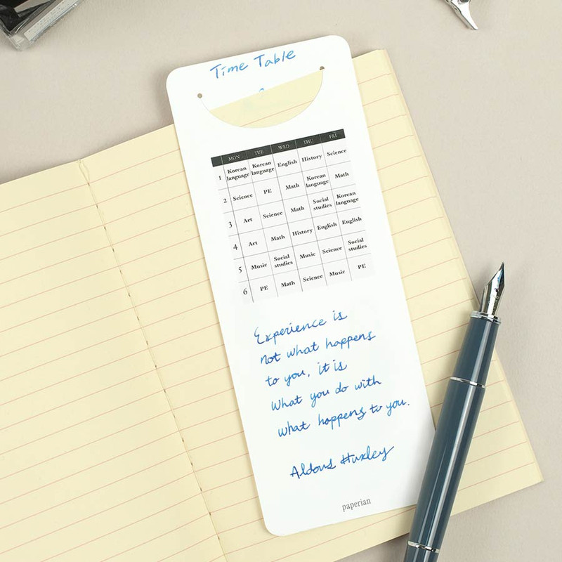 Usage example of Paperian Now Hear Bookmark Planner Notepad Usage example of Paperian Now Hear Bookmark Planner Notepad