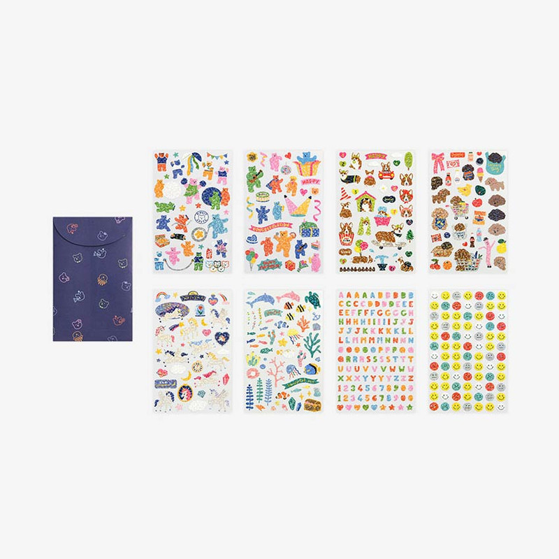 Hologram Removable Sticker Pack of 8 Sheets Hologram Removable Sticker Pack of 8 Sheets