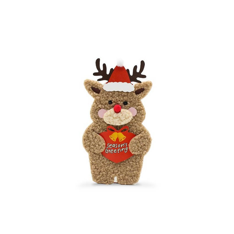 Somssi Boucle Rudolph Standing Card Envelope Set