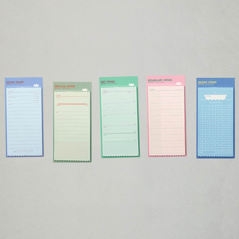 Bookfriends Wave Medium Planner Sticky Notepad Bookfriends Wave Medium Planner Sticky Notepad