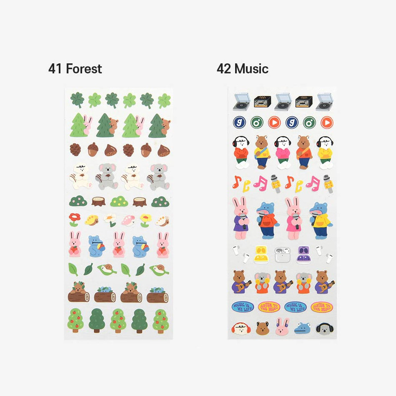 Diary Slim Removable Sticker Pack Ver.5 Diary Slim Removable Sticker Pack Ver.5