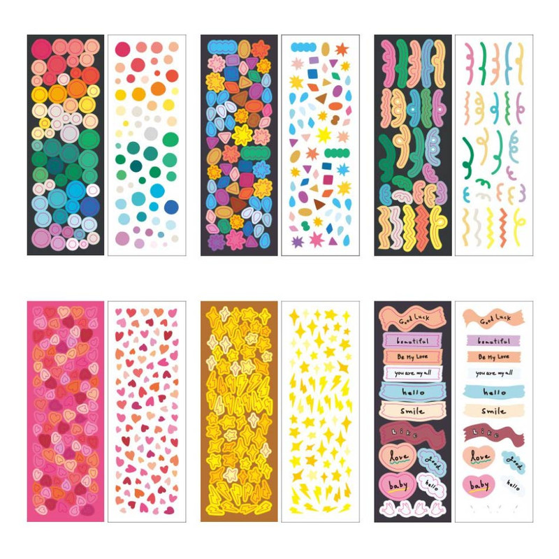 DALPAPER Hologram Deco Sticker Pack DALPAPER Hologram Deco Sticker Pack
