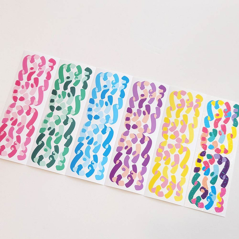 DALPAPER Color Confetti Matte Deco Sticker Pack DALPAPER Color Confetti Matte Deco Sticker Pack