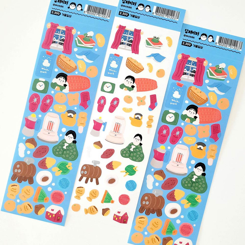 DALPAPER Winter Lifestyle Paper Sticker DALPAPER Winter Lifestyle Paper Sticker