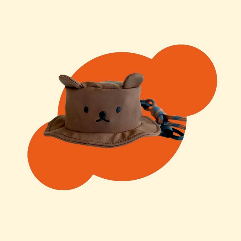 Miffy Boris Small Hat Zipper Pouch with Strap Miffy Boris Small Hat Zipper Pouch with Strap