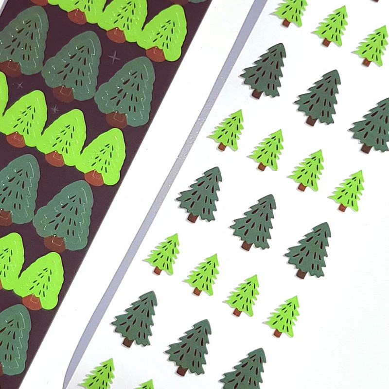 Detail of DALPAPER Tree Slim Paper Sticker