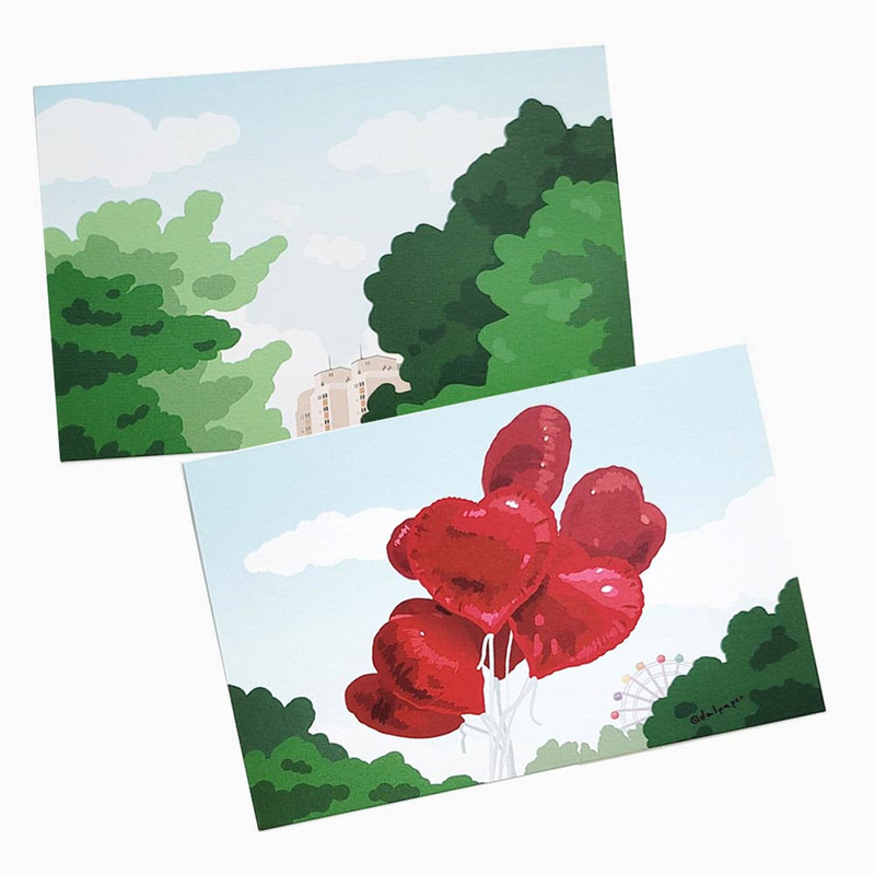 DALPAPER Scenery Paper Card