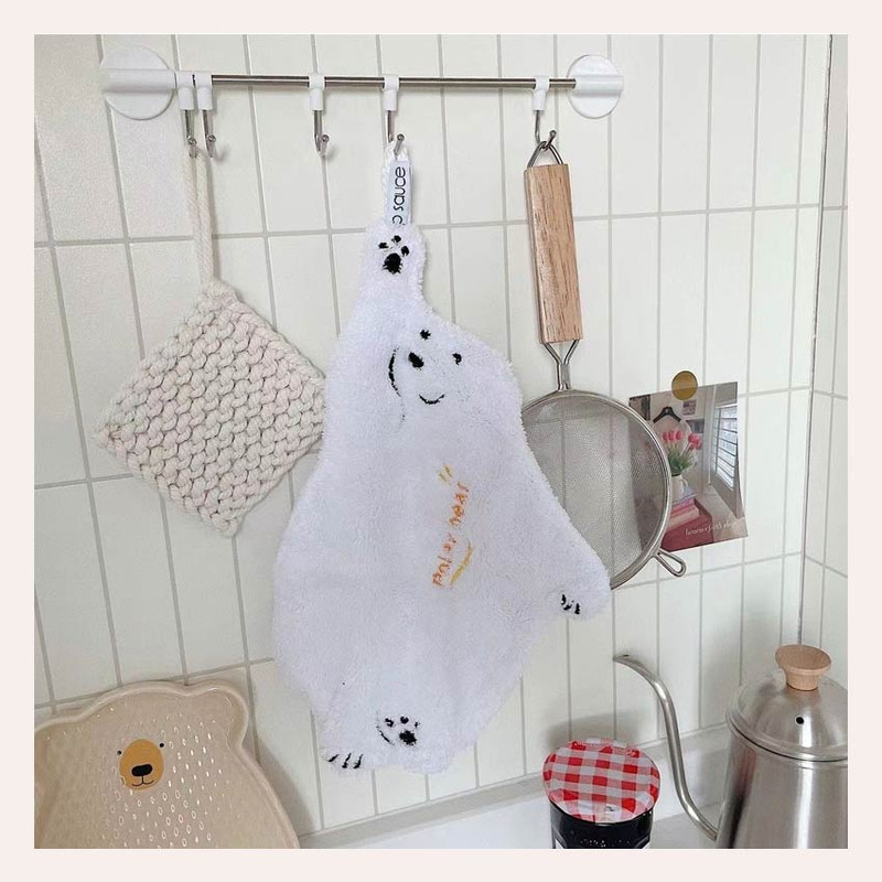 Brisk Style Polar Bear Kitchen Towel Brisk Style Polar Bear Kitchen Towel