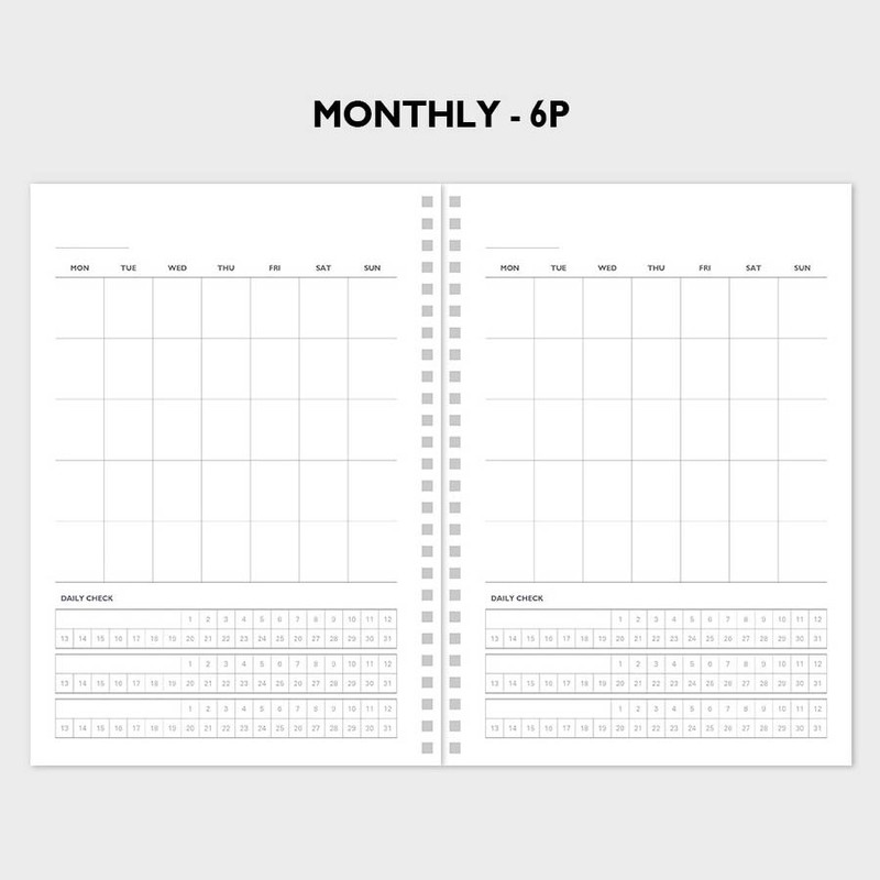 Monthly - Indigo Gibon Exercise Health A5 Undated  Daily Journal Monthly - Indigo Gibon Exercise Health A5 Undated  Daily Journal