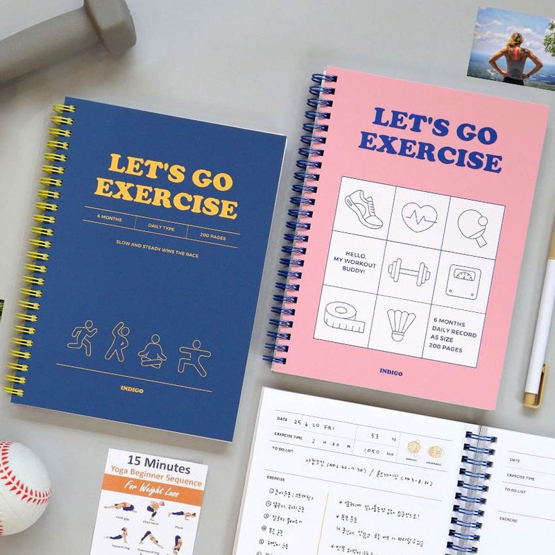 Indigo Gibon Exercise Health A5 Undated  Daily Journal Indigo Gibon Exercise Health A5 Undated  Daily Journal