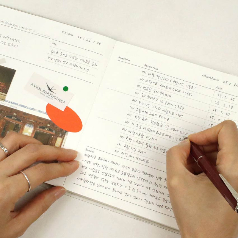 Yearly 3 Goals - Paperian One Year Goal Journal Undated Monthly Planner Yearly 3 Goals - Paperian One Year Goal Journal Undated Monthly Planner