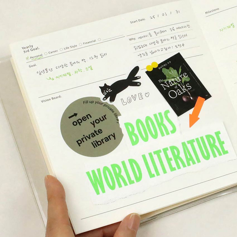 Yearly 3 Goals - Paperian One Year Goal Journal Undated Monthly Planner Yearly 3 Goals - Paperian One Year Goal Journal Undated Monthly Planner