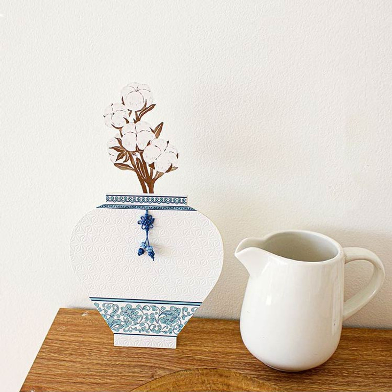 Usage example of Somssi Korean White Porcelain Vase Card Set Usage example of Somssi Korean White Porcelain Vase Card Set