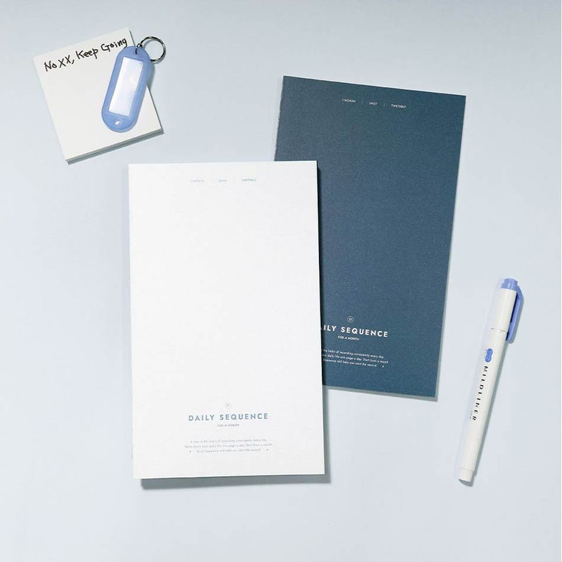 Be On D Daily Sequence 1 Month Undated Daily Planner