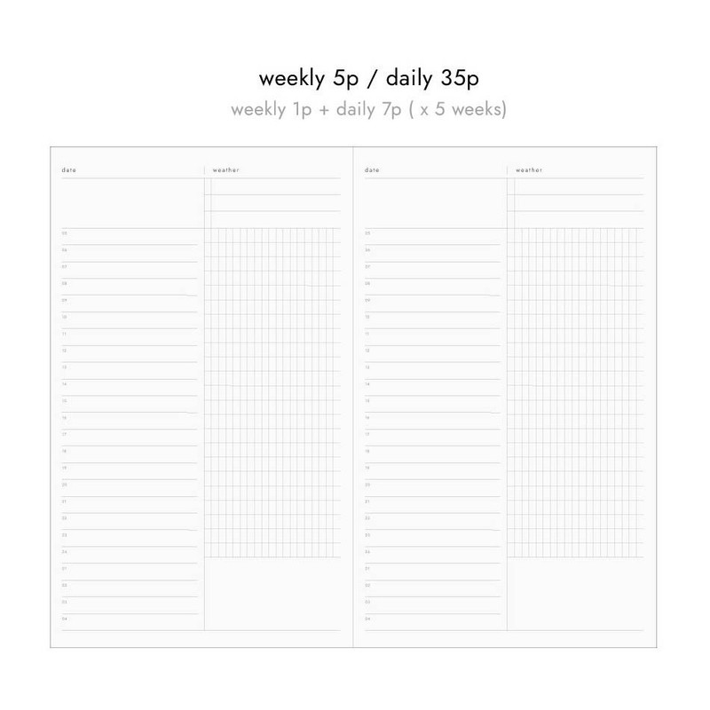 Daily - Be On D Daily Sequence 1 Month Undated Daily Planner