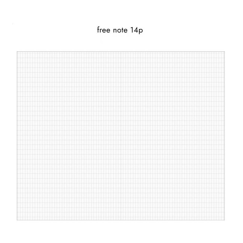 Free Note - Be On D Daily Sequence 1 Month Undated Daily Planner