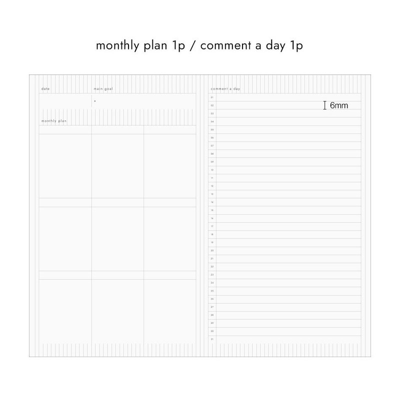 Monthly Plan & Comment A Day - Be On D Daily Sequence 1 Month Hourly Schedule Undated Daily Planner