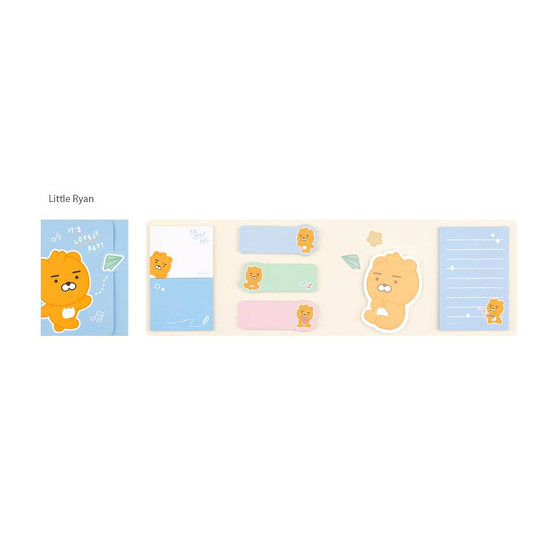 Little Ryan - Kakao Friends Little Friends Lovely Sticky Notepad Little Ryan - Kakao Friends Little Friends Lovely Sticky Notepad