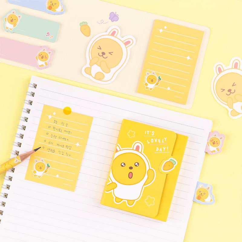 Usage example of Kakao Friends Little Friends Lovely Sticky Notepad Usage example of Kakao Friends Little Friends Lovely Sticky Notepad