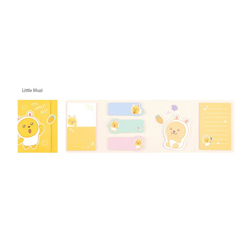 Little Muzi- Kakao Friends Little Friends Lovely Sticky Notepad Little Muzi- Kakao Friends Little Friends Lovely Sticky Notepad