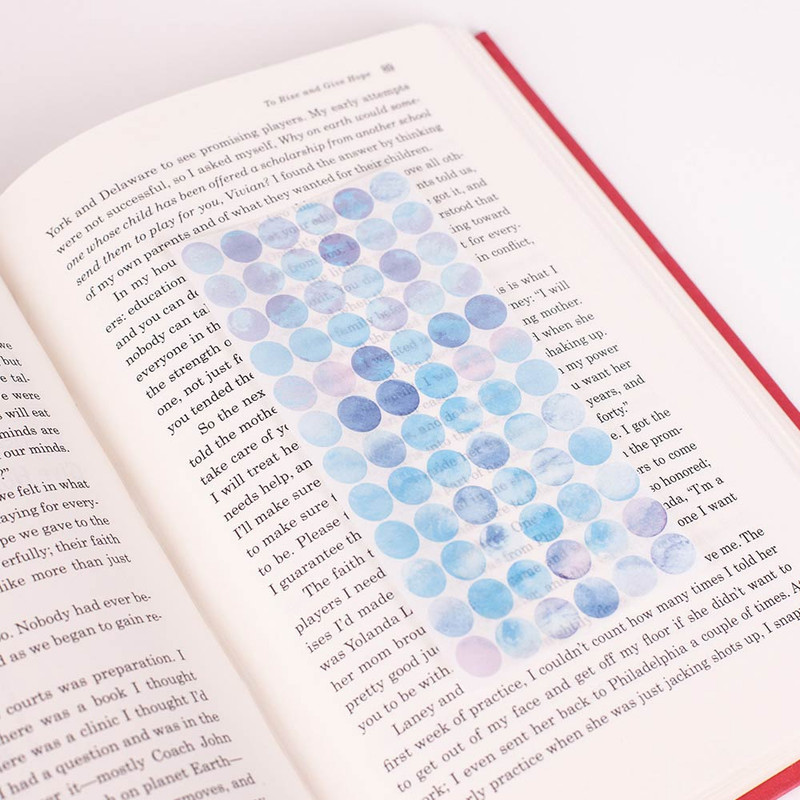 Usage example of Appree Noon Sea Circle Removable Sticker Pack 6 Sheets Usage example of Appree Noon Sea Circle Removable Sticker Pack 6 Sheets