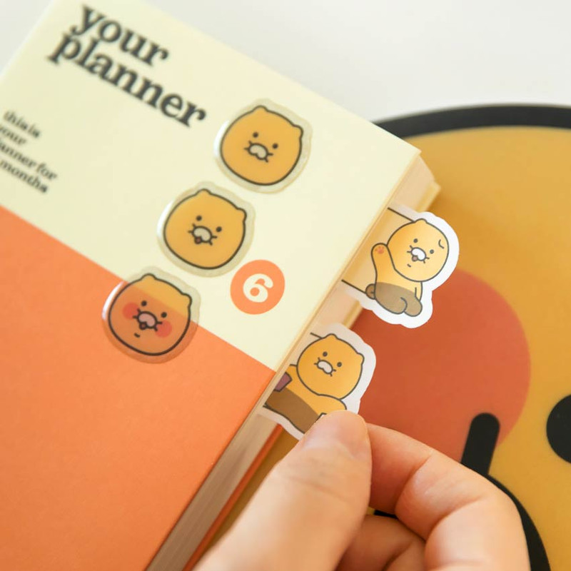Usage example of Kakao Friends Choonsik Folding Sticky Notepad Usage example of Kakao Friends Choonsik Folding Sticky Notepad