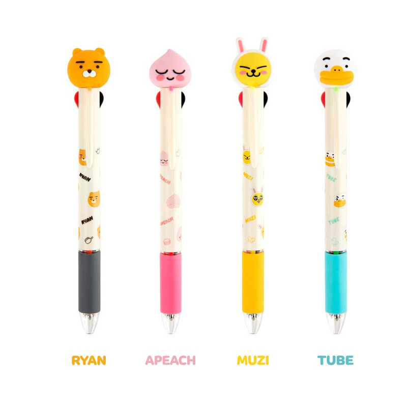 Option - Kakao Friends Figure 4 Color Multi Ballpoint Pen Option - Kakao Friends Figure 4 Color Multi Ballpoint Pen